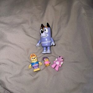 Disney Blue and Pink Action Figures Playset